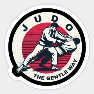 Judo Fighter Sticker